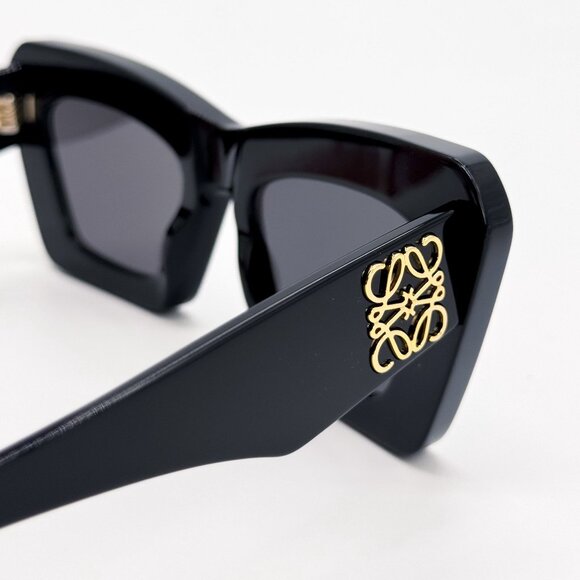 NEW LW40145I 01A LOEWE WOMEN CAT EYE SUNGLASSES LOEWE - Picture 8 of 11